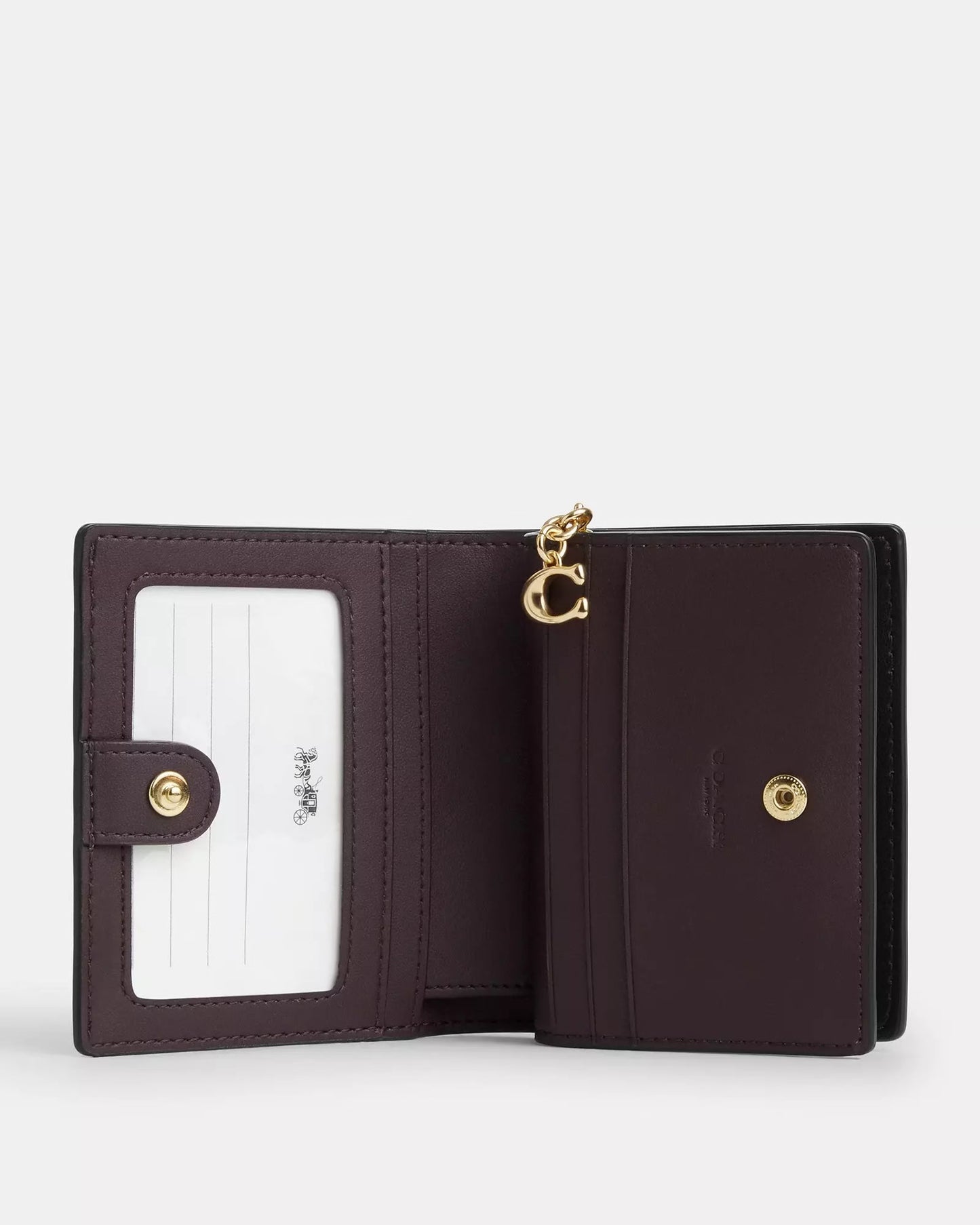 Coach Snap Wallet In Signature Canvas image 1