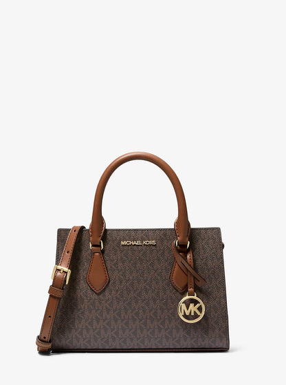 Michael Kors Sheila Small Signature Logo Satchel image 0
