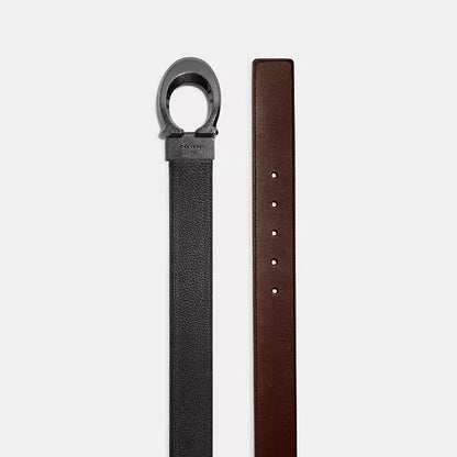 Coach Signature Buckle Cut-To-Size Reversible Belt, 38 Mm