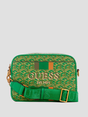 Guess Vikky Camera Bag Green – authentic Guess Sri Lanka
