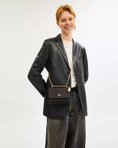 Coach Mini Klare In Signature Canvas image 1