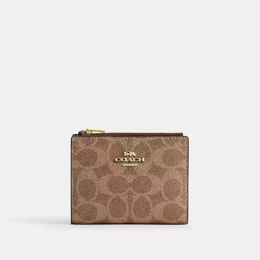Coach Bifold Wallet In Signature Canvas image 0