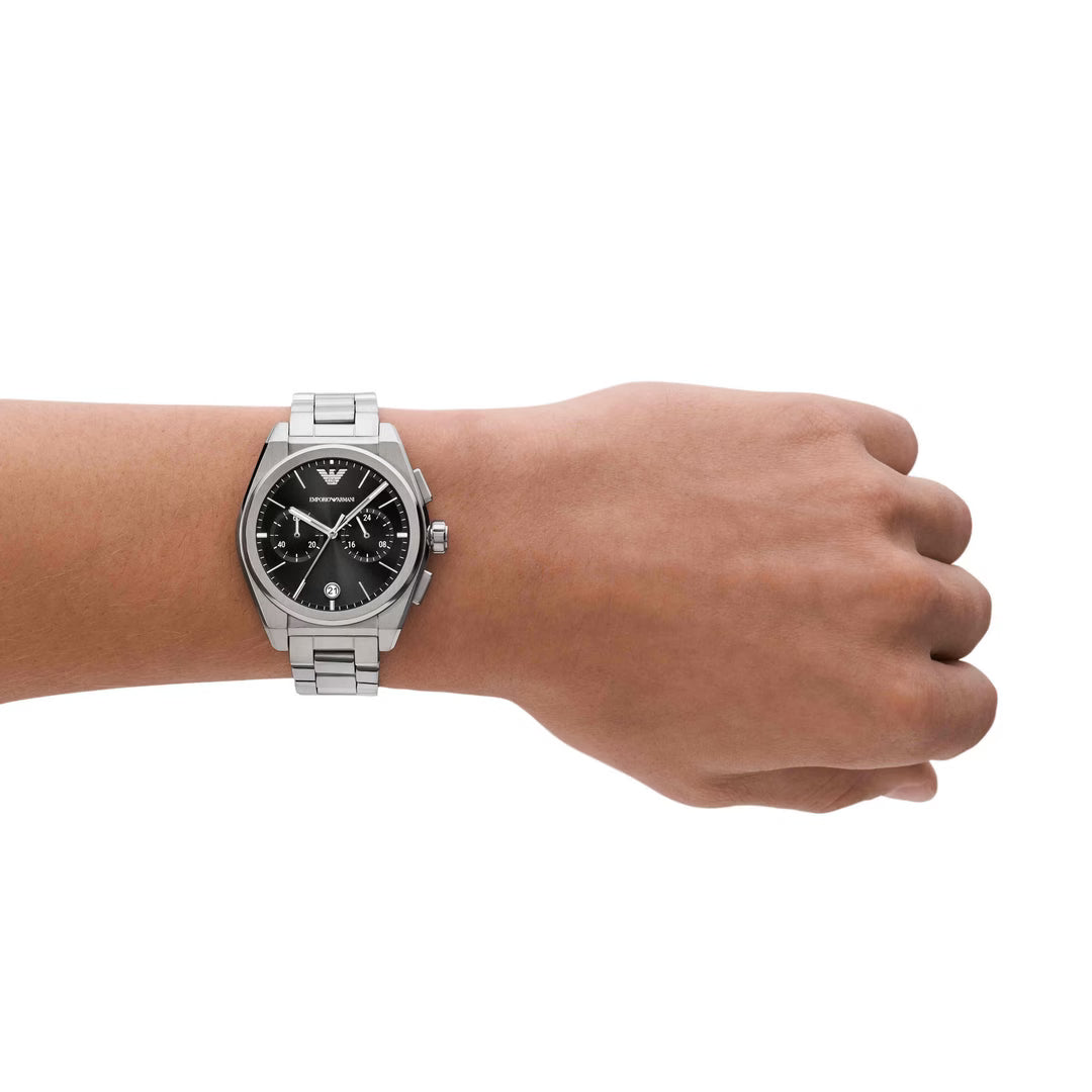 Emporio Armani Chronograph Stainless Steel Watch image 1