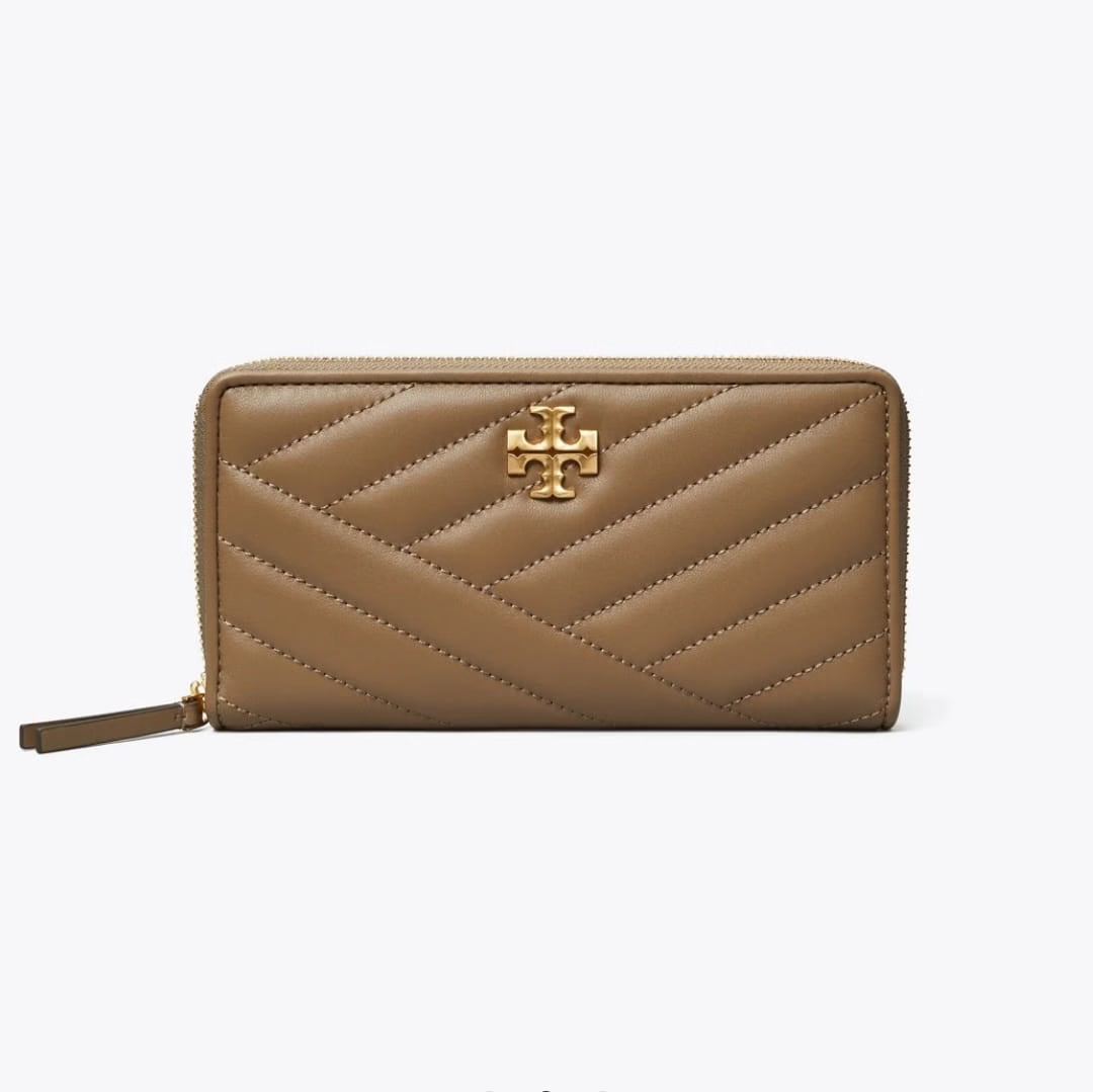 Tory Burch Kira Zip Continental Wallet - Brown image