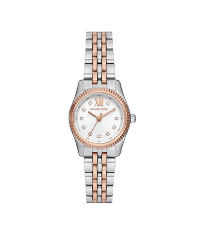 Michael Kors Lexington Three-Hand Two-Tone Rose Gold &amp; Stainless Steel Watch image 0