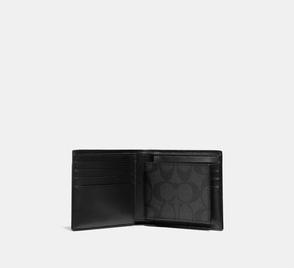 Coach 3 In 1 Wallet In Signature Canvas With Varsity Stripe image 1