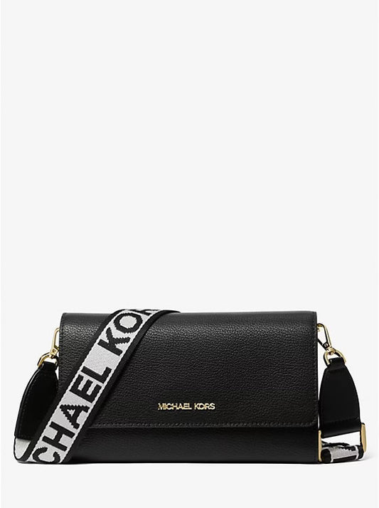 Michael Kors Jet Set Large Leather Crossbody Bag image 0