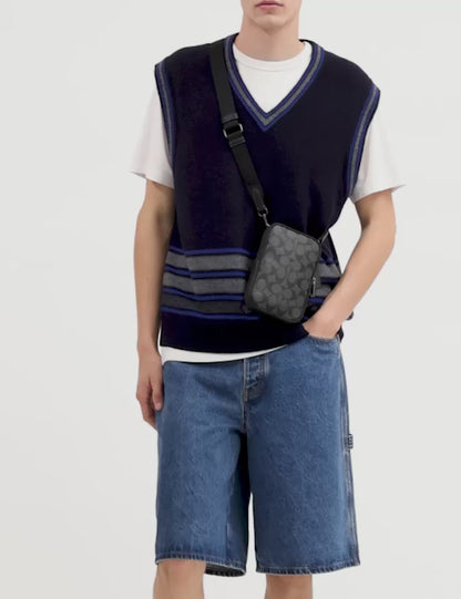 Coach Aden Crossbody Bag In Signature Canvas