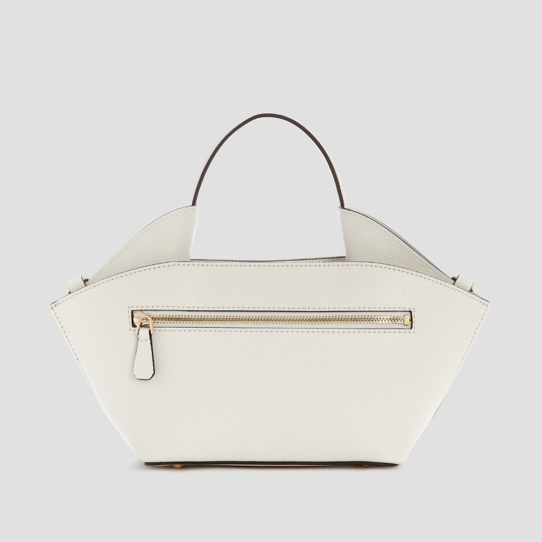 Guess Patsie mini tote bag white – interior compartment detail view