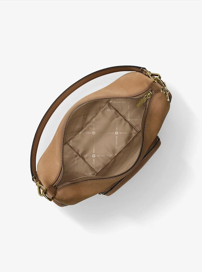 Michael Kors Merritt Medium Suede Convertible Shoulder Bag