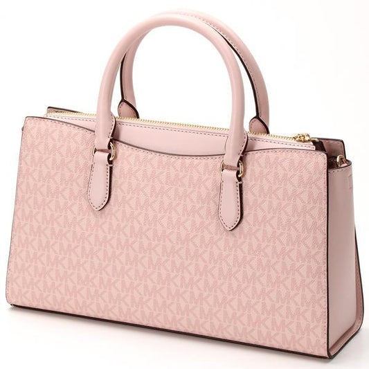 Michael Kors Arden Medium Leather Top-Zip Satchel