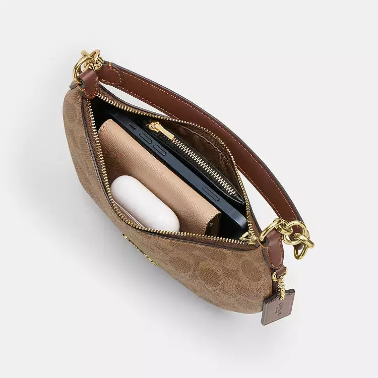 Coach Mini Payton Shoulder Bag In Signature Canvas – detail view 4
