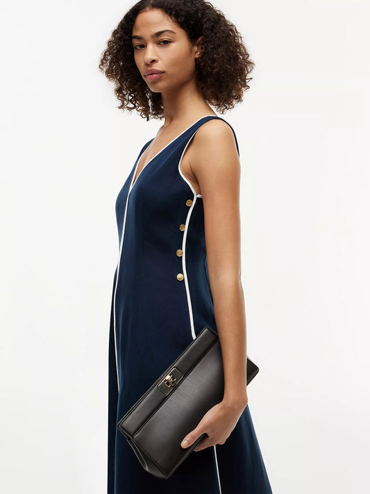 Tommy Hilfiger Monogram T-Lock Clutch