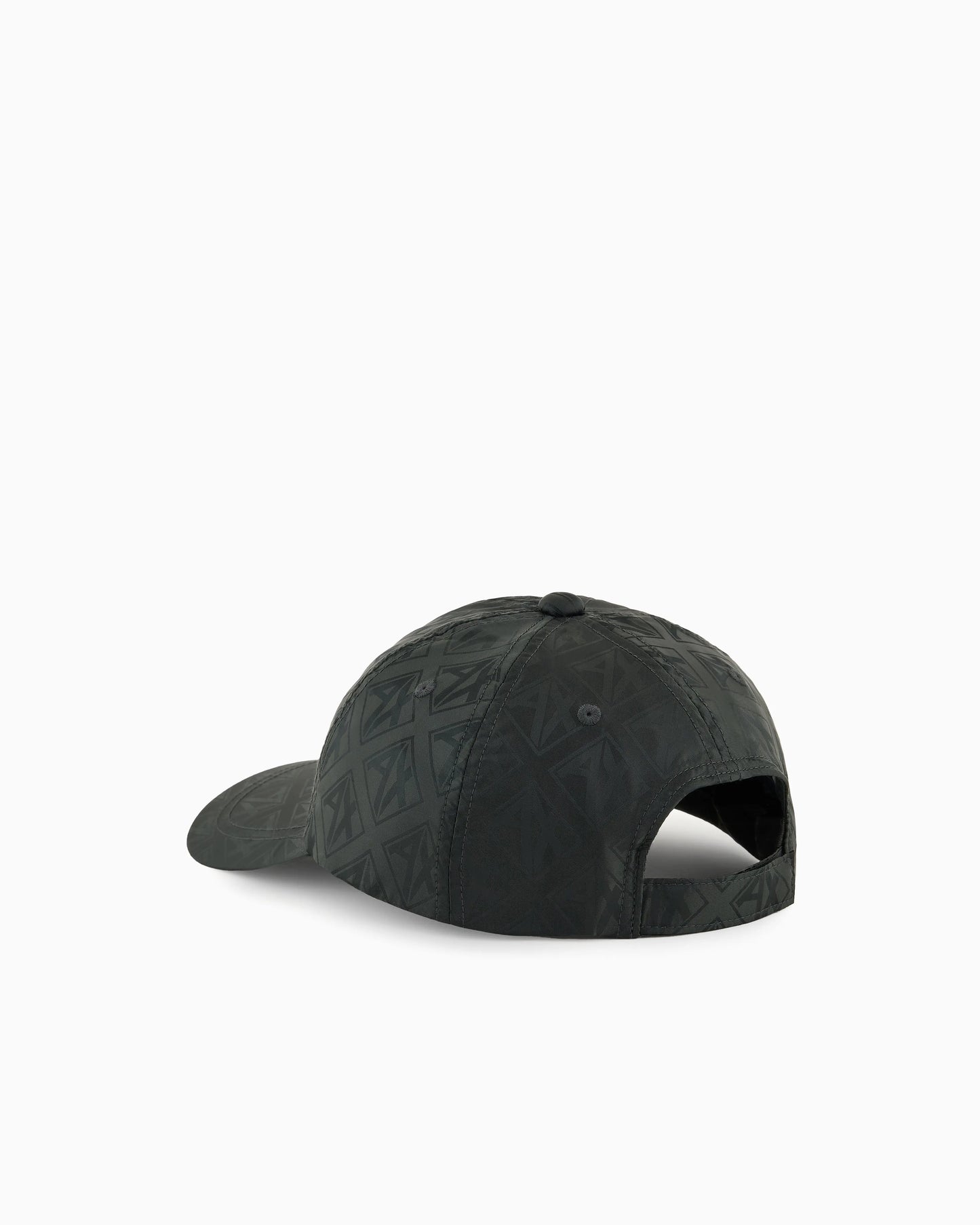 Armani Exchange Satin Fabric Visor Hat With Logo Armani Exchange