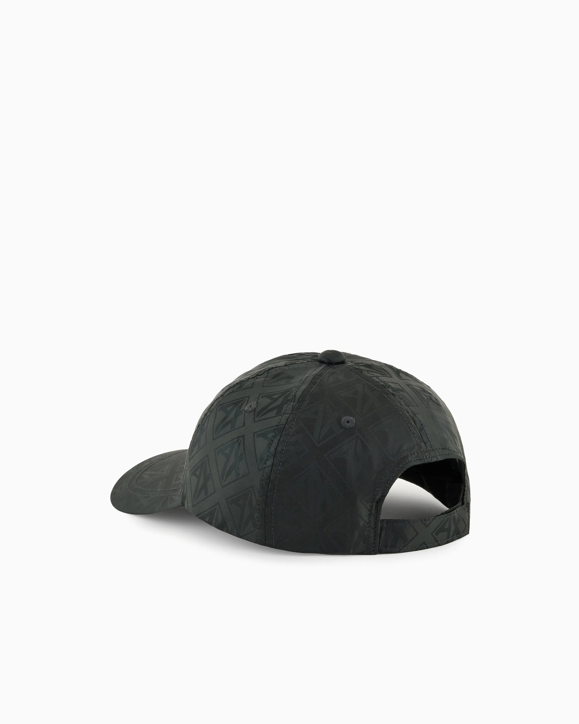 Armani Exchange Satin Fabric Visor Hat With Logo Armani Exchange