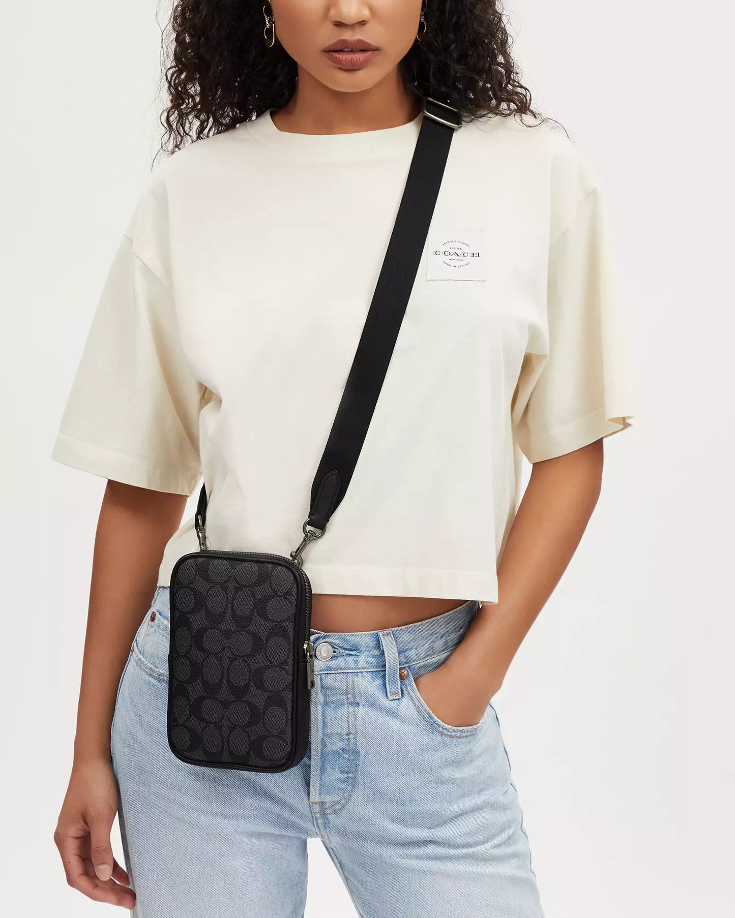Coach Aden Crossbody Bag In Signature Canvas