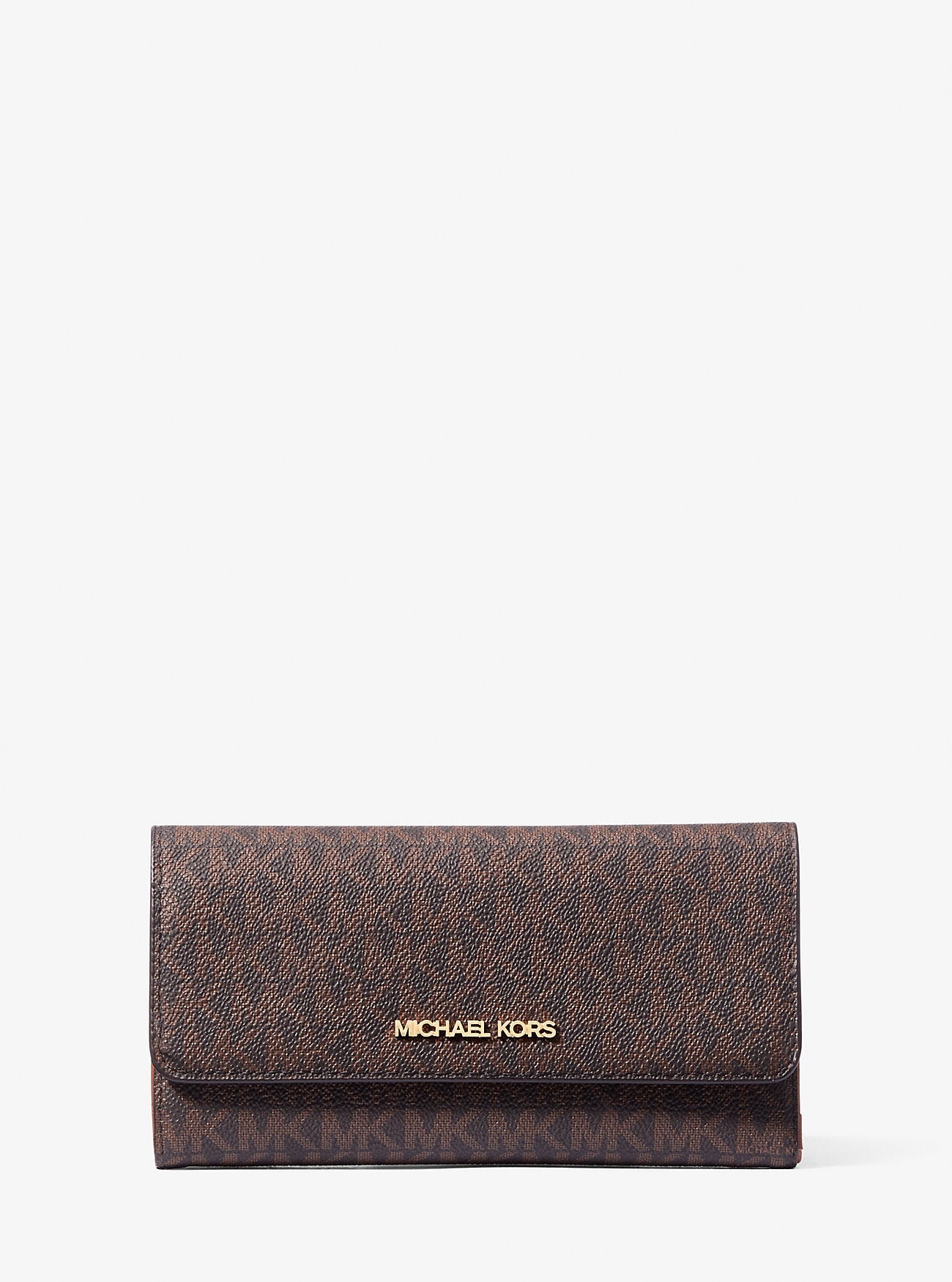 Michael Kors Jet Set Large Logo Trifold Wallet Michael Kors