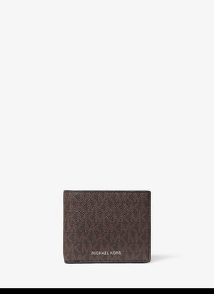 Michael Kors Cooper Logo Billfold Wallet With Coin Pouch Brown – authentic Michael Kors Sri Lanka