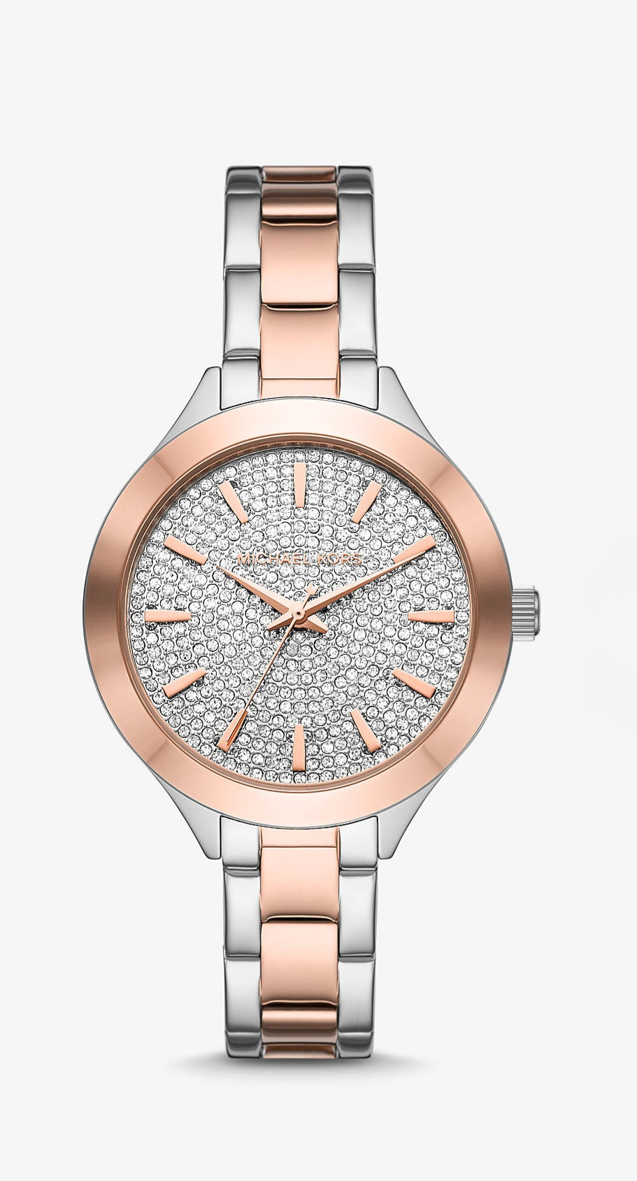Michael Kors Pavé Two-Tone Watch Michael Kors