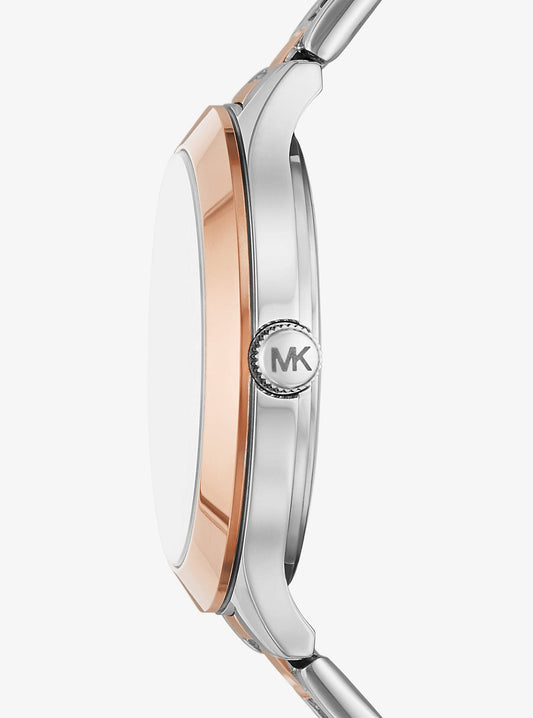 Michael Kors Pavé Two-Tone Watch Michael Kors