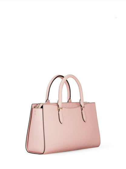 Michael Kors Arden Medium Leather Top-Zip Satchel