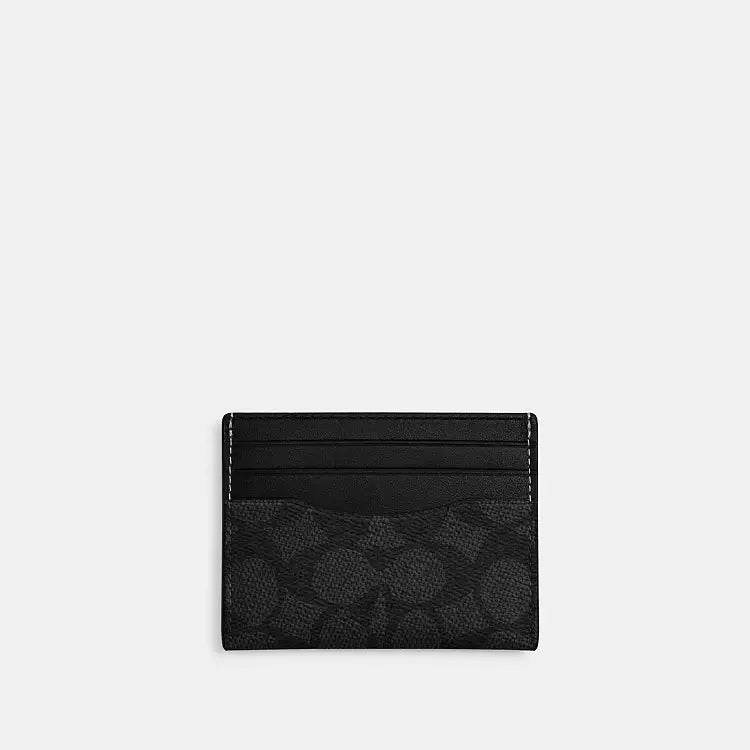 Coach Slim Id Card Case In Signature Canvas – authentic Coach Sri Lanka