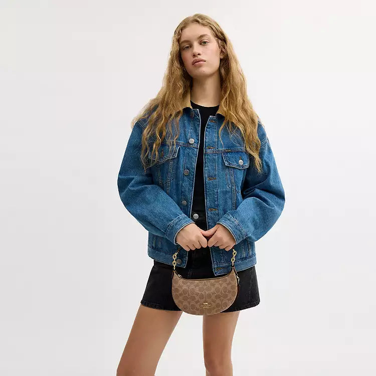 Coach Mini Payton Shoulder Bag In Signature Canvas – detail view 2