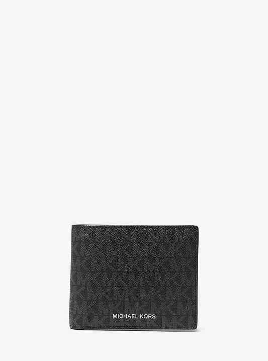 Michael Kors Cooper Logo Billfold Wallet With Passcase – authentic Michael Kors Sri Lanka
