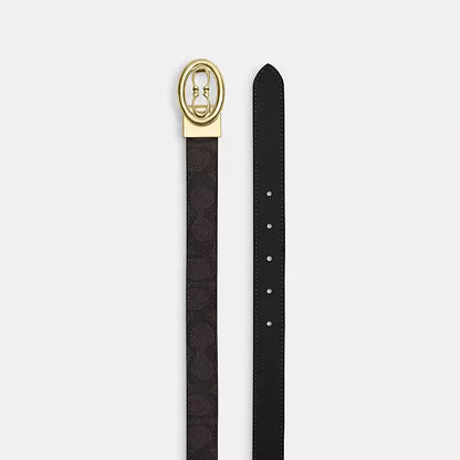 Coach Signature Buckle Cut To Size Belt, 25 Mm