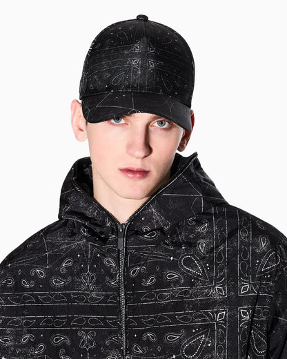 Armani Exchange Pattern Visor Hat Armani Exchange