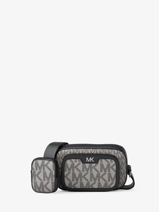 Michael Kors Cooper Small Signature Logo Camera Crossbody Bag With Pouch
