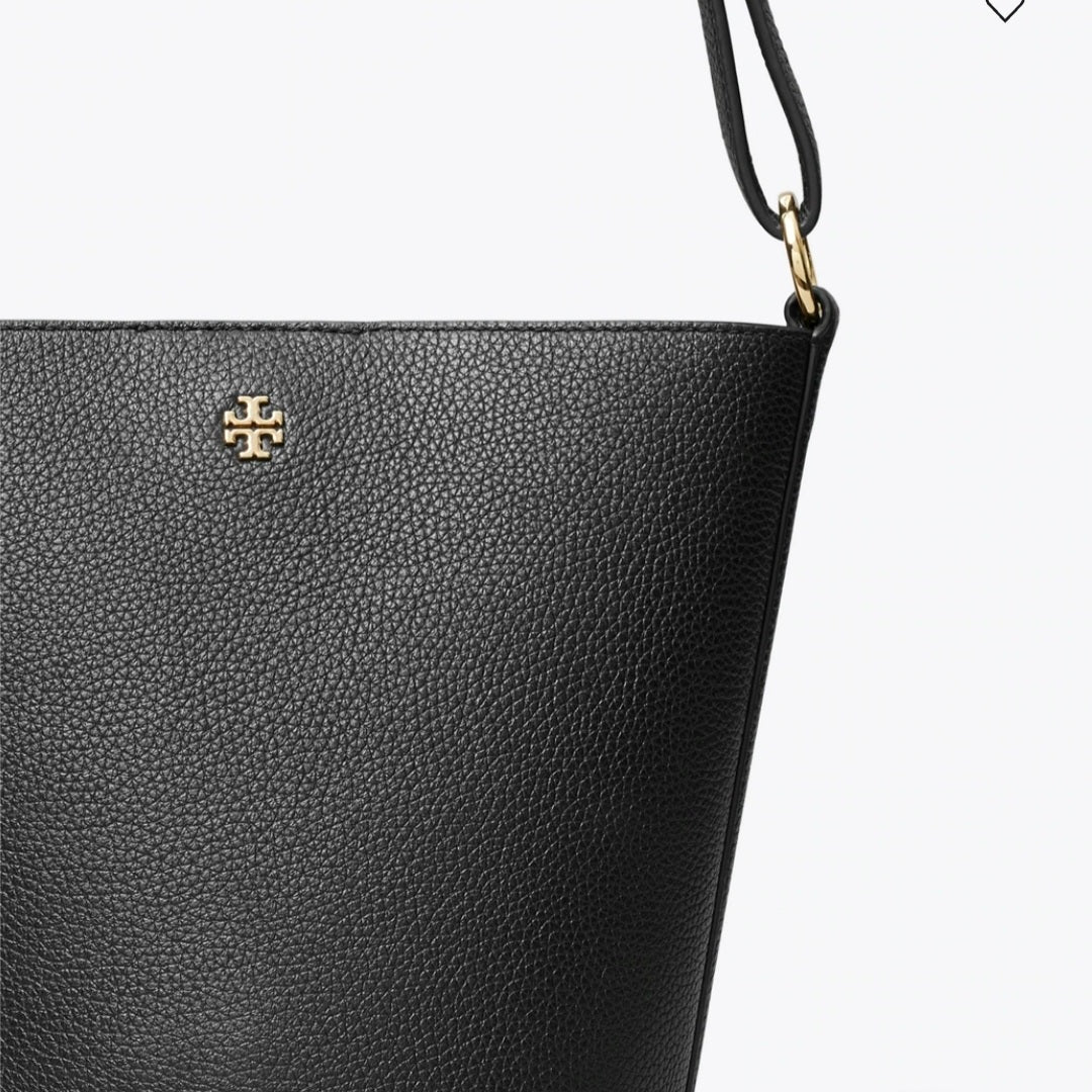 Tory Burch Leather Bucket Bag