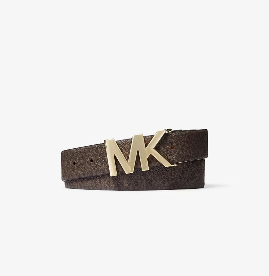 Michael Kors 4-in-1 Logo Box Belt Gift Set Brown