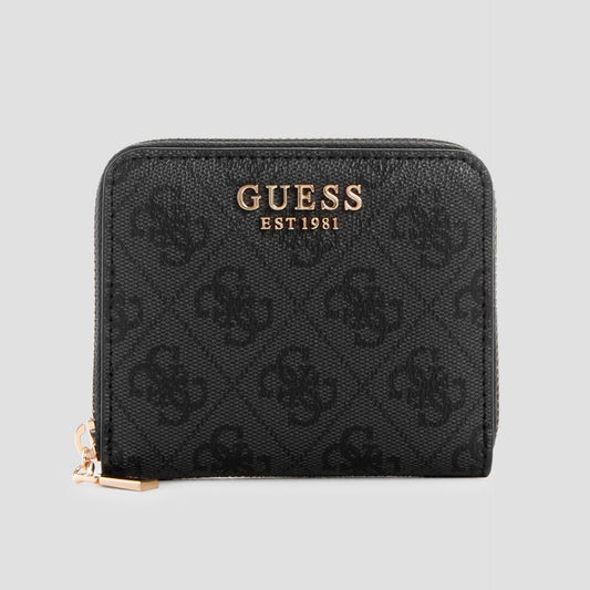 Guess Logo Laurel II small zip around ladies wallet in black – authentic Guess Sri Lanka
