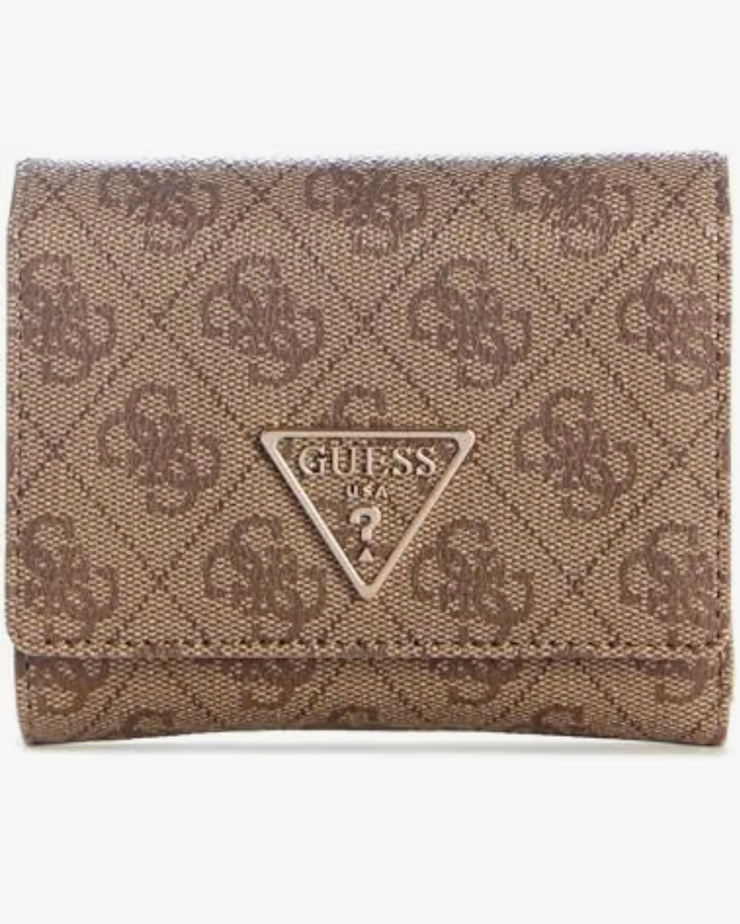 Guess Logo Laurel II Small Trifold Wallet