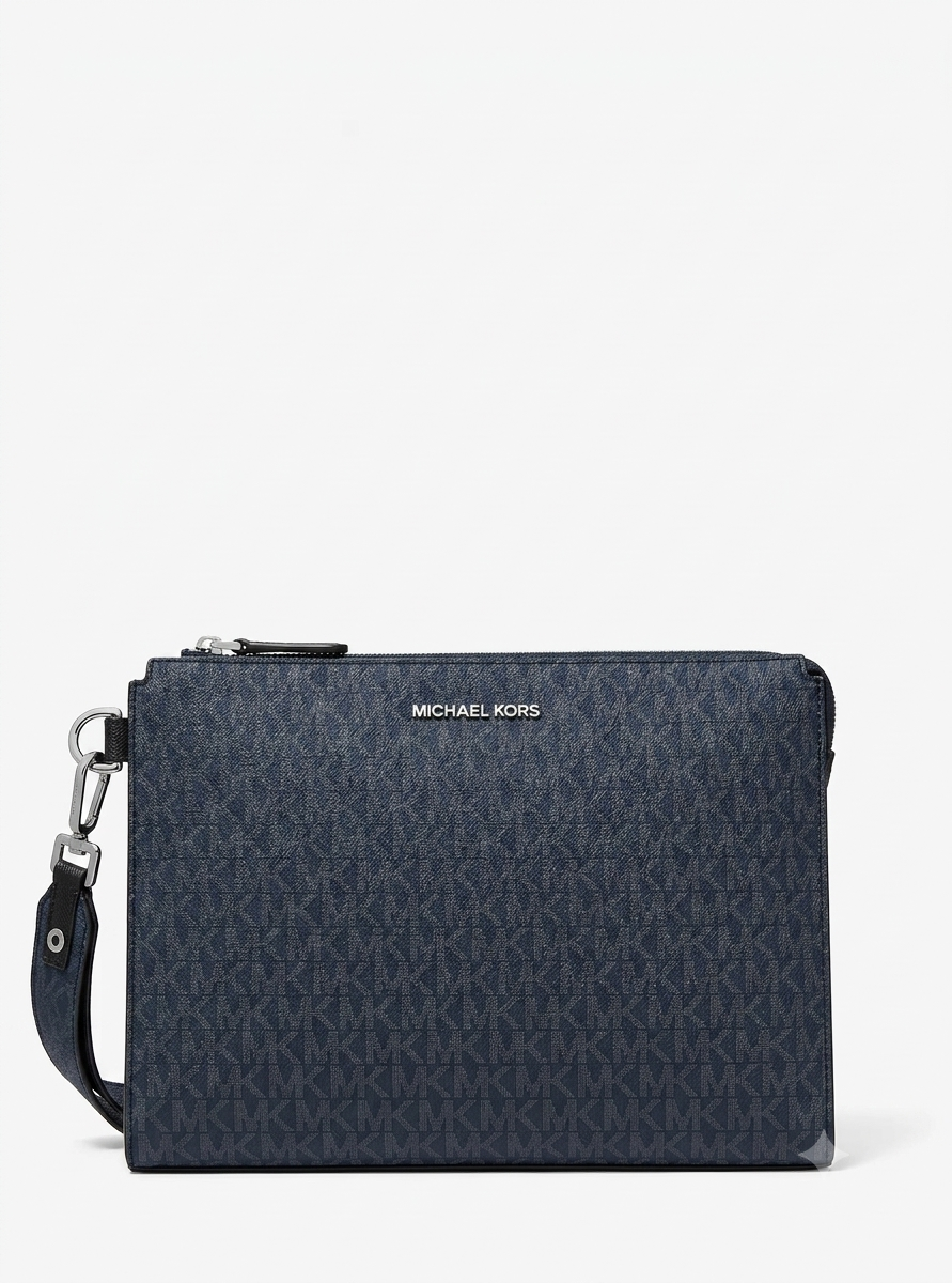 Michael Kors Cooper Large Signature Logo Pouch