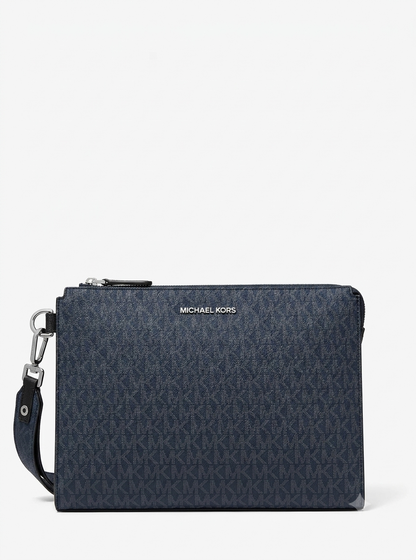 Michael Kors Cooper Large Signature Logo Pouch
