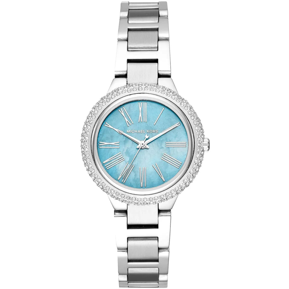 Michael Kors Taryn Blue Dial Stainless Steel Watch Michael Kors