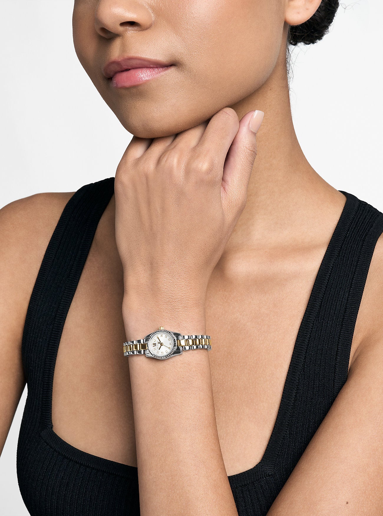 Michael Kors
Micro Lexington Pavé Two-Tone Watch Michael Kors