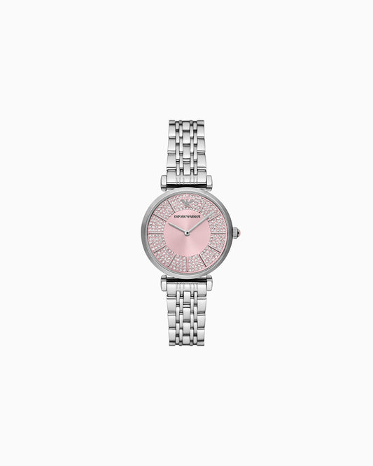 Emporio Armani Two-Hand Stainless Steel Watch Emporio Armani