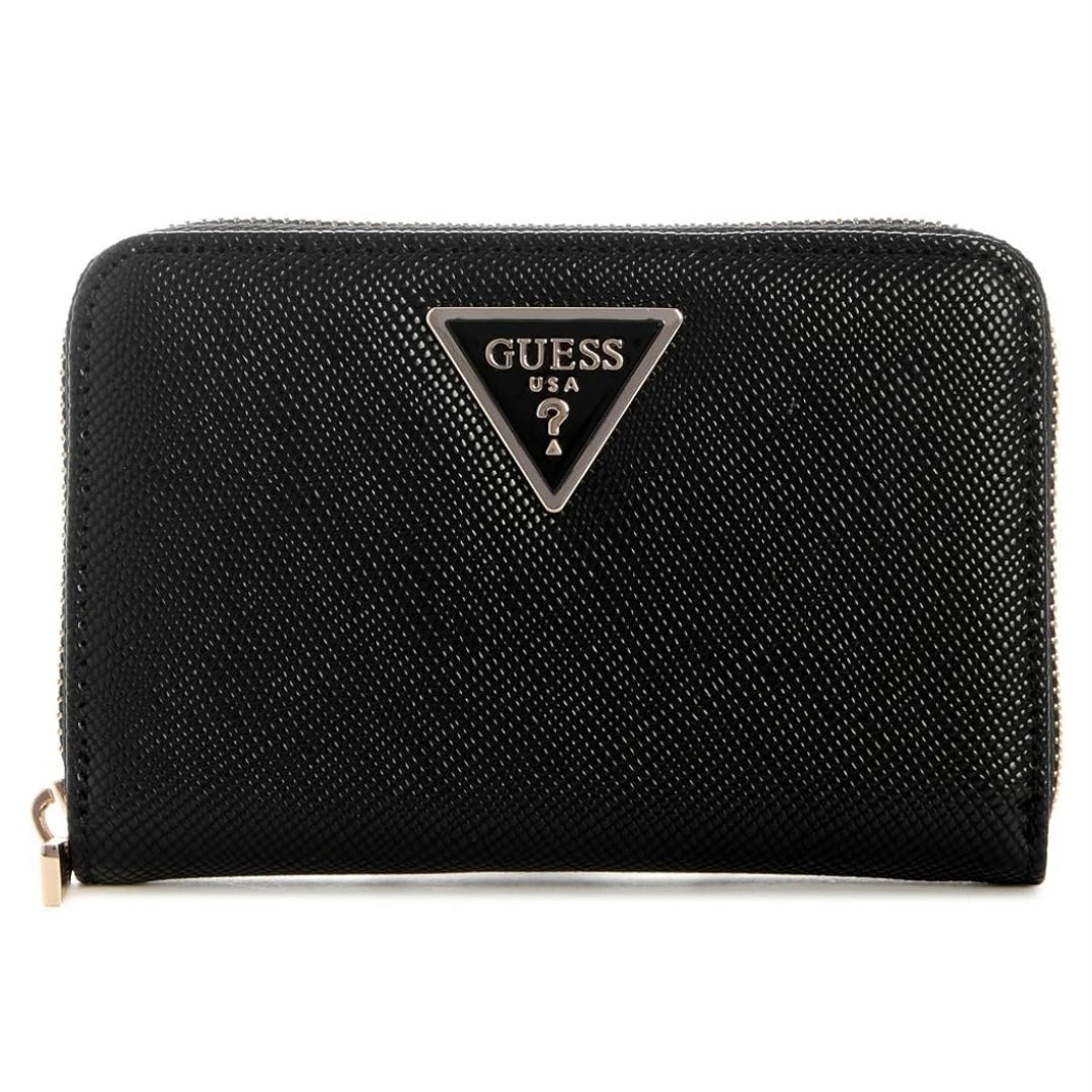 Guess Laurel II medium zip around ladies purse in black – authentic Guess Sri Lanka