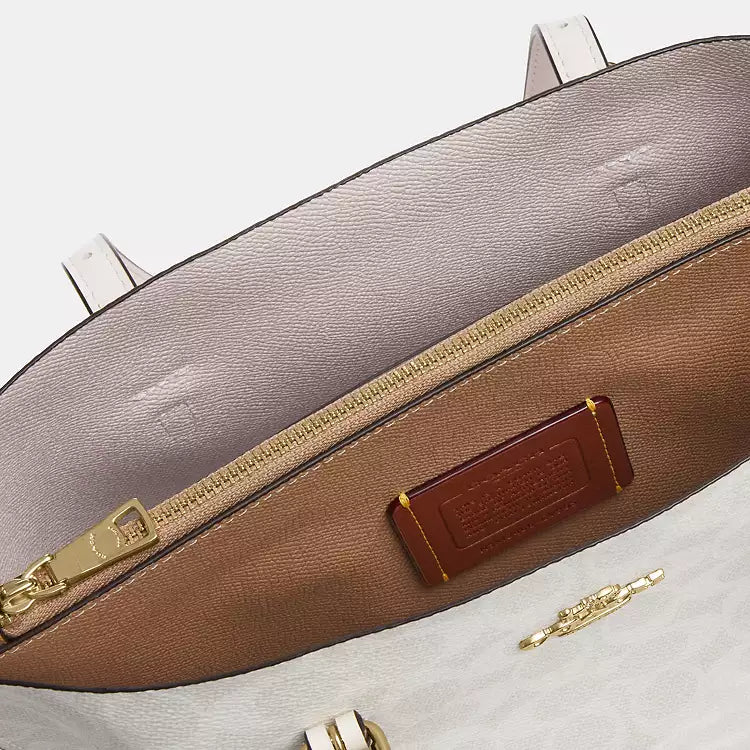 Coach Mollie Tote Bag 25 In Signature Canvas – detail view 5
