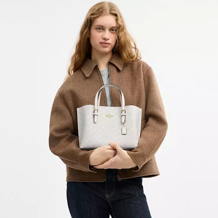 Coach Mollie Tote Bag 25 In Signature Canvas – detail view 3